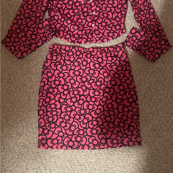 Pink Hello Kitty Bow Patterned Two-Piece Set - Picture 3 of 3